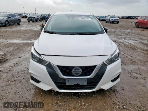 2021 Nissan Versa S with VIN 3N1CN8DVXML895737, listed as a Copart auction lot 60510795 with 47,272 mi miles and Salvage title. Bid and sale history available at DreamBid. Image 5.