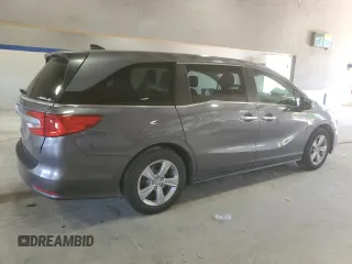 2019 Honda Odyssey EX-L z VIN 5FNRL6H7XKB123313, wystawiony jako Copart lot #56105555 z przebiegiem 50 313 mil mil oraz Szkoda całkowita • Salvage title. Historia ofert i sprzedaży dostępna na DreamBid. Obrazek 3.
