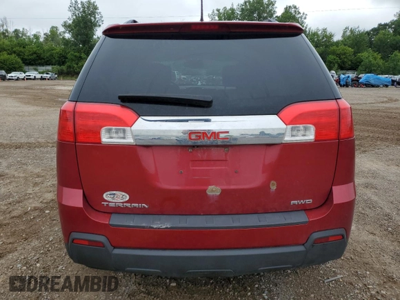 2013 GMC Terrain SLT with VIN 2GKFLVEK7D6361199, listed as a Copart auction lot 62994525 with 187,106 mi miles and Clean title. Bid and sale history available at DreamBid. Image 6.