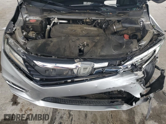 2019 Honda Odyssey Elite with VIN 5FNRL6H93KB048990, listed as a Copart auction lot 56192215 with 91,521 mi miles and Salvage title. Bid and sale history available at DreamBid. Image 12.