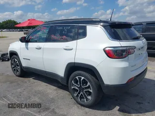 2023 Jeep Compass (RED) Edition with VIN 3C4NJDCN9PT564826, listed as a IAAI auction lot 41779307 with 52,344 mi miles and . Bid and sale history available at carsss.com. Image 3.