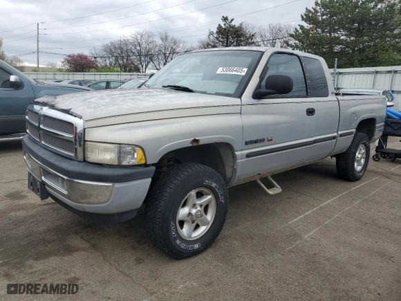 1999 Dodge Ram 1500 with VIN 3B7HF13Z9XG247816, listed as a Copart auction lot 53066405 with 164,766 mi miles and Salvage Title. Bid and sale history available at carsss.com. Image 1.