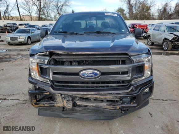 2019 Ford F-150 XL with VIN 1FTEW1EPXKFC99481, listed as a Copart auction lot 80211644 with 55,145 mi miles and Salvage Title. Bid and sale history available at carsss.com. Image 5.