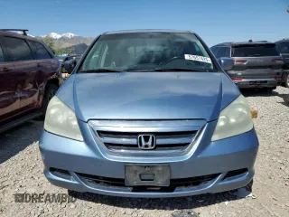 2006 Honda Odyssey EX-L z VIN 5FNRL38686B025733, wystawiony jako Copart lot #57657425 z przebiegiem 214 303 mil mil oraz Szkoda całkowita • Salvage title. Historia ofert i sprzedaży dostępna na DreamBid. Obrazek 5.