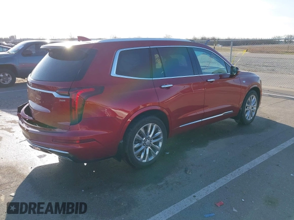 2021 Cadillac XT6 Premium Luxury with VIN 1GYKPDRS5MZ233349, listed as a IAAI auction lot 41818937 with 44,344 mi miles and . Bid and sale history available at DreamBid. Image 4.