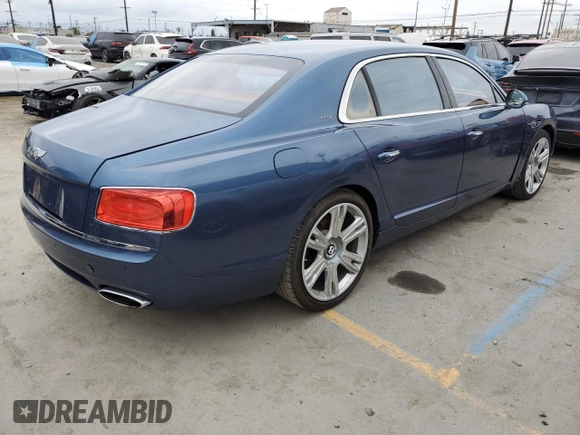 2014 Bentley Flying Spur with VIN SCBEC9ZA7EC088678, listed as a Copart auction lot 53692905 with 45,362 mi miles and Salvage Title. Bid and sale history available at DreamBid. Image 3.