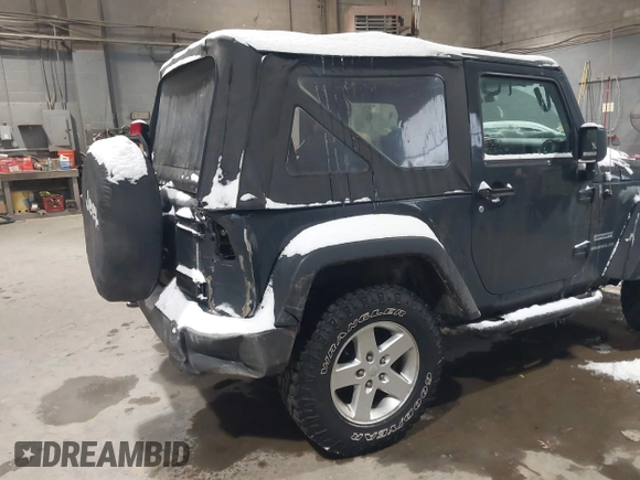 2017 Jeep Wrangler Sport with VIN 1C4AJWAG7HL606695, listed as a IAAI auction lot 41520359 with 112,926 mi miles and . Bid and sale history available at DreamBid. Image 6.