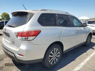 2014 Nissan Pathfinder S z VIN 5N1AR2MM6EC623157, wystawiony jako Copart lot #64110745 z przebiegiem 124 100 mil mil oraz Szkoda całkowita • Salvage title. Historia ofert i sprzedaży dostępna na DreamBid. Obrazek 3.