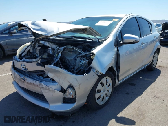 2012 Toyota Prius One with VIN JTDKDTB34C1023043, listed as a IAAI auction lot 41858671 with 91,497 mi miles and . Bid and sale history available at DreamBid. Image 6.