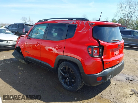2019 Jeep Renegade Latitude z VIN ZACNJBBB1KPK02773, wystawiony jako IAAI lot #41854668 z przebiegiem 75 840 mil mil oraz . Historia ofert i sprzedaży dostępna na DreamBid. Obrazek 3.