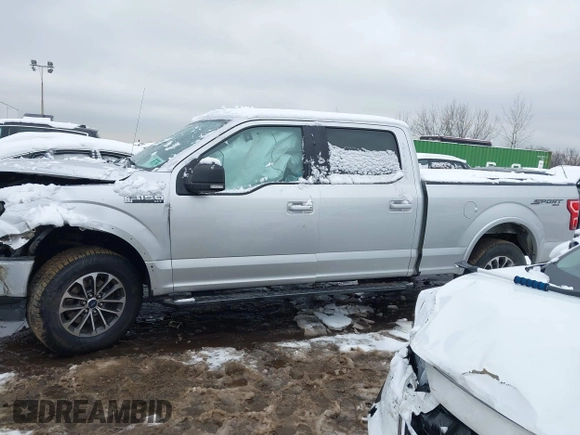2018 Ford F-150 XL with VIN 1FTFW1E54JKC59793, listed as a IAAI auction lot 41558134 with 217,831 mi miles. Bid and sale history available at carsss.com. Image 14.