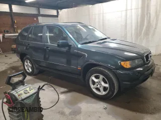 2002 BMW X5 3.0i with VIN 5UXFA53512LP32083, listed as a Copart auction lot 79132194 with 154,747 mi miles and Clean Title. Bid and sale history available at carsss.com. Image 4.
