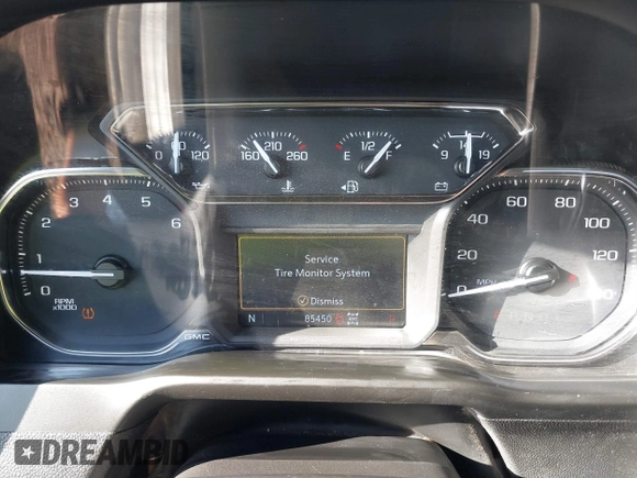 2022 GMC Sierra 1500 SLT z VIN 3GTU9DED2NG103532, wystawiony jako IAAI lot #39676317 z przebiegiem 85 450 mil mil oraz . Historia ofert i sprzedaży dostępna na DreamBid. Obrazek 7.