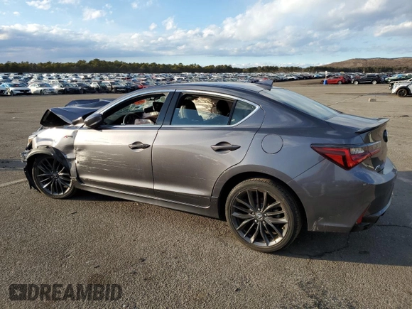 2022 Acura ILX Premium z VIN 19UDE2F8XNA007830, wystawiony jako Copart lot #42138285 z przebiegiem Nie podano mil oraz Szkoda całkowita • Salvage title. Historia ofert i sprzedaży dostępna na DreamBid. Obrazek 2.