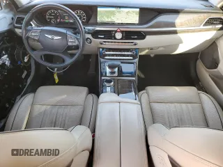 2018 Genesis G90 3.3T Premium with VIN KMHG34JA7JU041140, listed as a Copart auction lot 83020974 with 30,123 mi miles and Salvage Title. Bid and sale history available at carsss.com. Image 8.