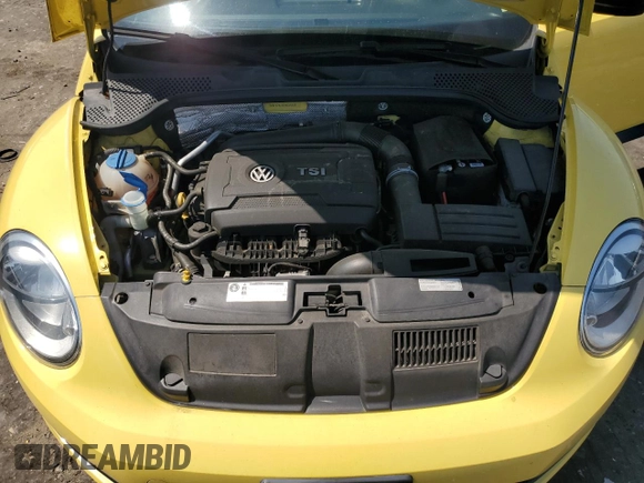 2015 Volkswagen Beetle Fleet Edition with VIN 3VWF17AT9FM635908, listed as a Copart auction lot 62085845 with 78,056 mi miles and Salvage title. Bid and sale history available at DreamBid. Image 11.