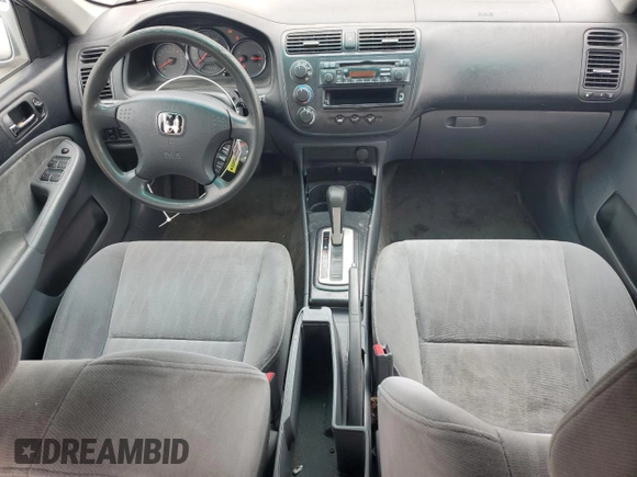 2004 Honda Civic EX with VIN 2HGES26744H506045, listed as a Copart auction lot 54428355 with 175,650 mi miles and Salvage Title. Bid and sale history available at DreamBid. Image 8.