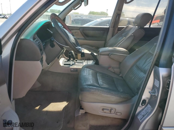 2002 Toyota Land Cruiser with VIN JTEHT05J922020391, listed as a Copart auction lot 52810615 with 309,358 mi miles and Salvage Title. Bid and sale history available at carsss.com. Image 7.