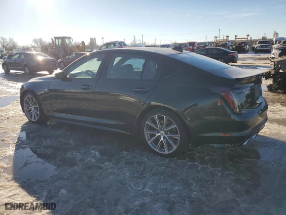 2021 Cadillac CT5 Sport with VIN 1G6DP5RK8M0101598, listed as a Copart auction lot 88727395 with 54,020 mi miles and Salvage Title. Bid and sale history available at carsss.com. Image 2.