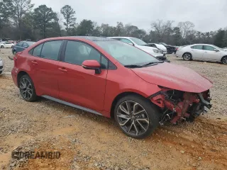 2021 Toyota Corolla SE with VIN 5YFS4MCE6MP091234, listed as a Copart auction lot 48136325 with 36,827 mi miles and Salvage Title. Bid and sale history available at carsss.com. Image 4.