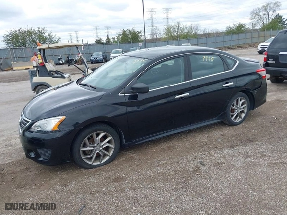 2013 Nissan Sentra SV with VIN 3N1AB7AP0DL688368, listed as a IAAI auction lot 42097475 with 121,493 mi miles. Bid and sale history available at carsss.com. Image 2.