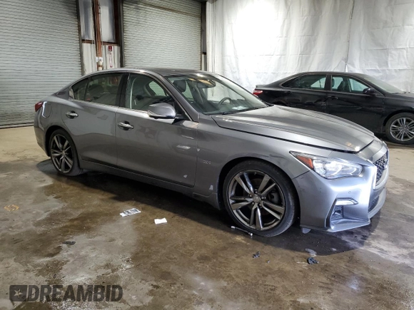 2019 Infiniti Q50 3.0t Signature Edition with VIN JN1EV7AP7KM540939, listed as a Copart auction lot 50421915 with 62,887 mi miles and Clean Title. Bid and sale history available at carsss.com. Image 4.