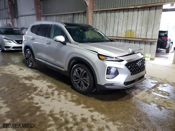 2019 Hyundai Santa Fe Limited with VIN 5NMS53AA4KH055377, listed as a Copart auction lot 88123245 with 118,781 mi miles and Salvage Title. Bid and sale history available at carsss.com. Image 4.