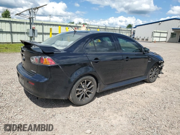 2017 Mitsubishi Lancer ES with VIN JA32U2FU9HU004330, listed as a Copart auction lot 63815694 with 109,104 mi miles and Salvage Title. Bid and sale history available at carsss.com. Image 3.