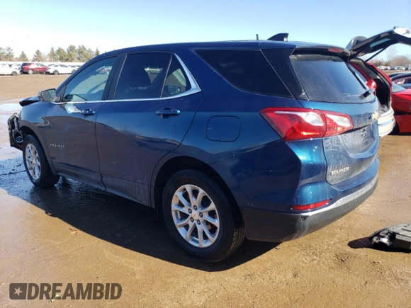 2021 Chevrolet Equinox LT with VIN 2GNAXUEV5M6148158, listed as a Copart auction lot 46688855 with 109,271 mi miles and Salvage Title. Bid and sale history available at DreamBid. Image 2.