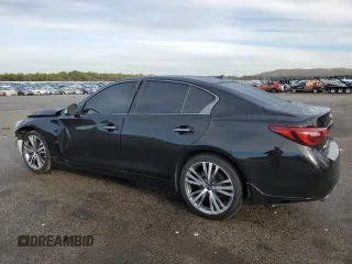 2023 Infiniti Q50 SENSORY with VIN JN1EV7CR1PM543311, listed as a Copart auction lot 49888555 with 15,748 mi miles and Salvage Title. Bid and sale history available at carsss.com. Image 2.