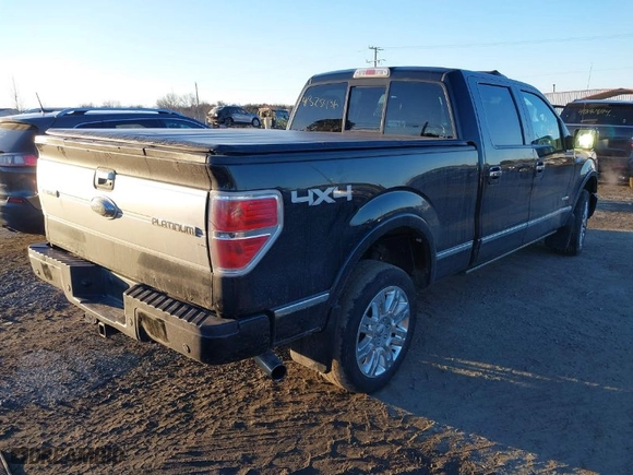 2014 Ford F-150 XL with VIN 1FTFW1ETXEFA34517, listed as a IAAI auction lot 41325436 with 163,639 mi miles. Bid and sale history available at carsss.com. Image 4.