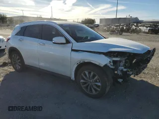 2019 Infiniti QX50 LUXE with VIN 3PCAJ5M16KF134582, listed as a Copart auction lot 72032662 with 58,189 mi miles. Bid and sale history available at carsss.com. Image 4.