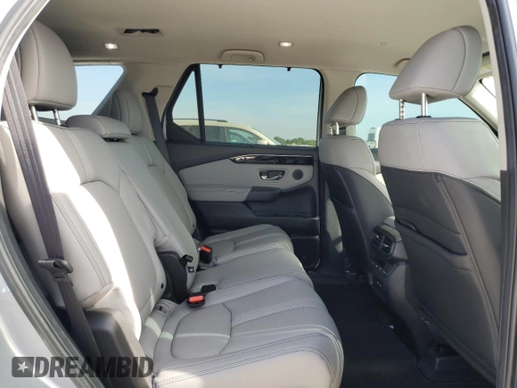 2025 Honda Pilot EX-L with VIN 5FNYG2H44SB021617, listed as a Copart auction lot 50553735 with 980 mi miles and Salvage Title. Bid and sale history available at carsss.com. Image 11.