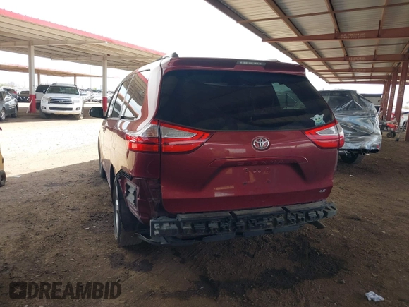 2017 Toyota Sienna LE Auto Access Seat с VIN 5TDKZ3DCXHS819305, выставлен на аукционе IAAI как лот 42284317 с пробегом 120 595 миль миль и . История ставок и продаж доступна на DreamBid. Изображение 6.