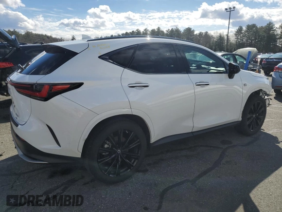 2023 Lexus NX with VIN 2T2KGCEZ6PC026644, listed as a Copart auction lot 46765894 with 11,803 mi miles. Bid and sale history available at carsss.com. Image 3.