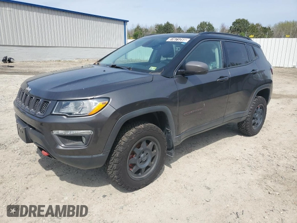 2019 Jeep Compass Trailhawk with VIN 3C4NJDDB9KT668729, listed as a Copart auction lot 51671255 with 116,398 mi miles and Clean Title. Bid and sale history available at DreamBid. Image 1.