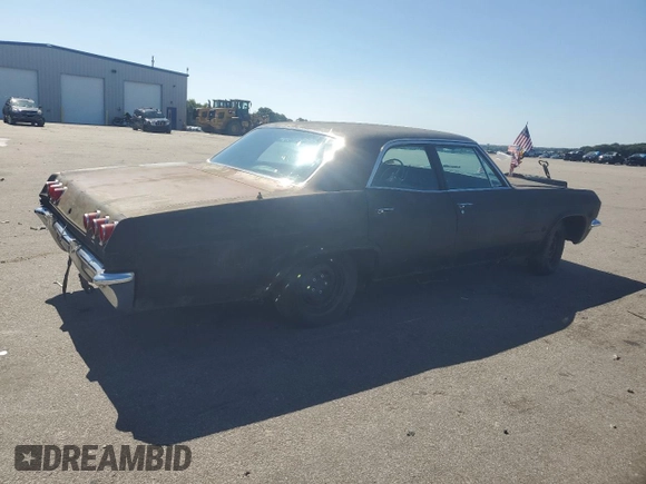 1965 Chevrolet Impala with VIN 164695A121788, listed as a Copart auction lot 69274054 with Not provided miles and Clean title. Bid and sale history available at DreamBid. Image 3.