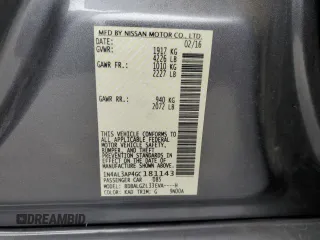 2016 Nissan Altima S with VIN 1N4AL3AP4GC181143, listed as a Copart auction lot 55594225 with 115,308 mi miles and Salvage Title. Bid and sale history available at DreamBid. Image 12.