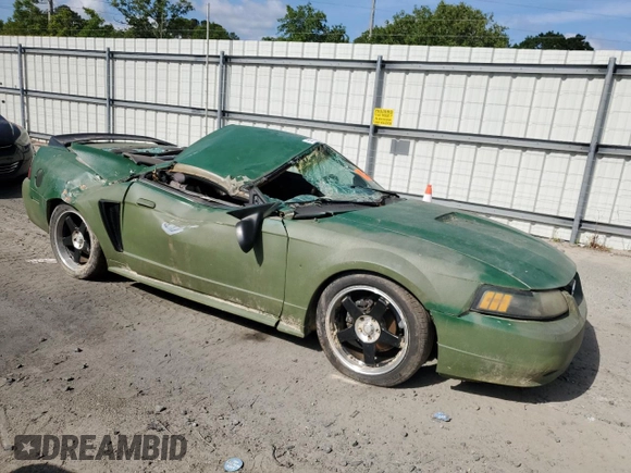 2000 Ford Mustang GT with VIN 1FAFP42X7YF185301, listed as a Copart auction lot 55126975 with 0 mi miles and Clean Title. Bid and sale history available at carsss.com. Image 4.