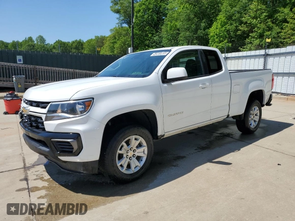 2022 Chevrolet Colorado 2WD LT with VIN 1GCHSCEA3N1231525, listed as a Copart auction lot 54905965 with 42,473 mi miles and Clean Title. Bid and sale history available at carsss.com. Image 1.