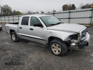 2006 Dodge Dakota SLT with VIN 1D7HE48K86S605839, listed as a Copart auction lot 78135534 with 205,283 mi miles and Salvage Title. Bid and sale history available at DreamBid. Image 4.