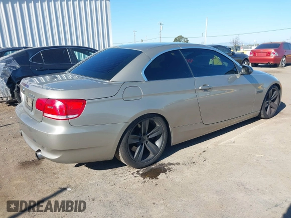 2007 BMW 3 Series 335i with VIN WBAWL73587PX49841, listed as a IAAI auction lot 41321892 with 173,556 mi miles. Bid and sale history available at carsss.com. Image 4.