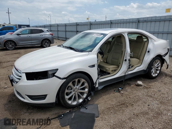 2015 Ford Taurus Limited with VIN 1FAHP2F82FG148180, listed as a Copart auction lot 62354685 with 107,998 mi miles and Salvage title. Bid and sale history available at DreamBid. Image 1.