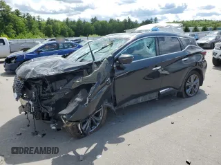 2020 Nissan Murano Platinum with VIN 5N1AZ2DS4LN151587, listed as a Copart auction lot 59090235 with Not provided miles and Salvage title. Bid and sale history available at DreamBid. Image 1.