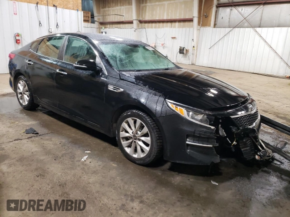 2018 Kia Optima LX с VIN 5XXGT4L33JG268768, выставлен на аукционе Copart как лот 53918815 с пробегом 61 206 миль миль и Списание • Salvage title. История ставок и продаж доступна на DreamBid. Изображение 4.