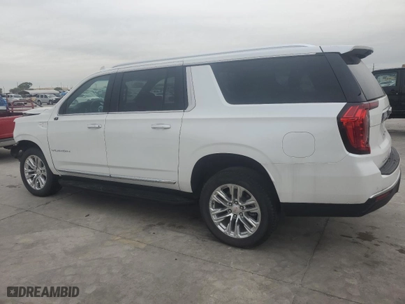 2023 GMC Yukon XL SLT with VIN 1GKS2GKD1PR564732, listed as a Copart auction lot 79279864 with 4,094 mi miles and Salvage Title. Bid and sale history available at carsss.com. Image 2.