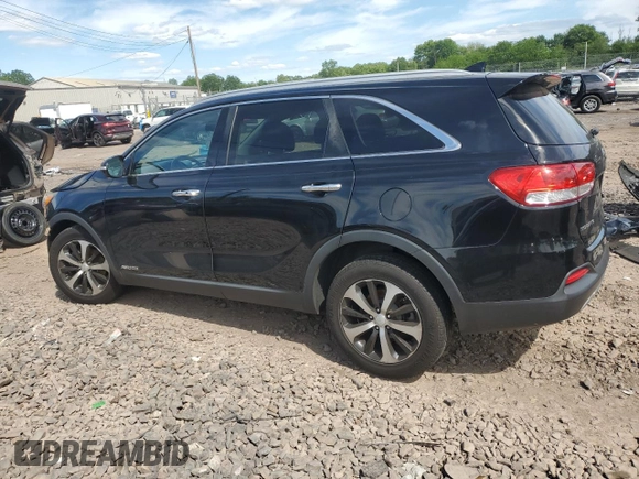 2017 Kia Sorento EX with VIN 5XYPHDA55HG201570, listed as a Copart auction lot 57595985 with 129,698 mi miles and Salvage title. Bid and sale history available at DreamBid. Image 2.
