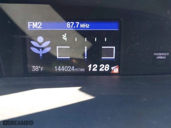 2012 Honda Civic Hybrid with VIN JHMFB4F35CS003299, listed as a IAAI auction lot 41509713 with 144,024 mi miles. Bid and sale history available at carsss.com. Image 7.