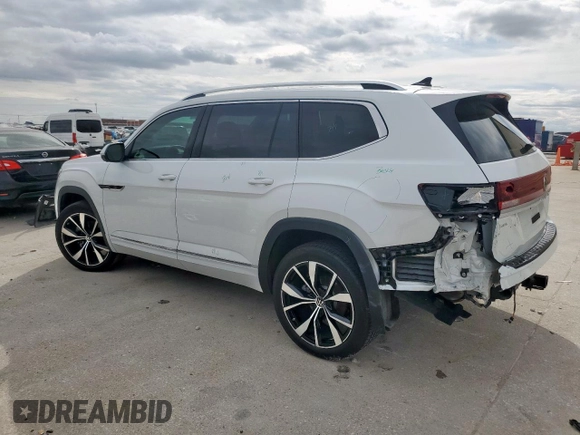 2024 Volkswagen Atlas SEL Premium R-Line z VIN 1V2FR2CA3RC574070, wystawiony jako Copart lot #50787545 z przebiegiem 9 377 mil mil oraz Szkoda całkowita • Salvage title. Historia ofert i sprzedaży dostępna na DreamBid. Obrazek 2.