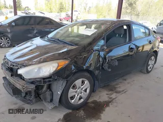 2015 Kia Forte LX with VIN KNAFK4A60F5290540, listed as a IAAI auction lot 42046059 with 107,232 mi miles. Bid and sale history available at carsss.com. Image 2.